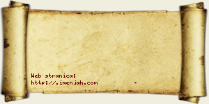 Miljana Vlahović vizit kartica